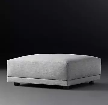 Оттоманка модульная lars (idealbeds) серый 100x42x100 см.