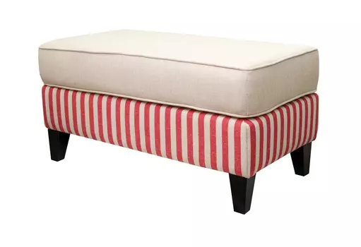 Оттоманка paris (mak-interior) красный 88x44x46 см.