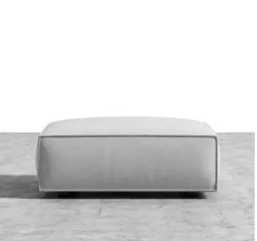 Оттоманка rowan (idealbeds) серый 92x62x92 см.