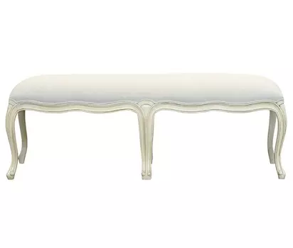 Оттоманка sheldon bench (gramercy) белый 125x50x48 см.
