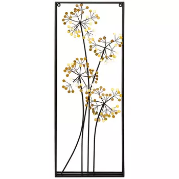 Панно «анетум» (object desire) черный 36.0x92.0x6 см.