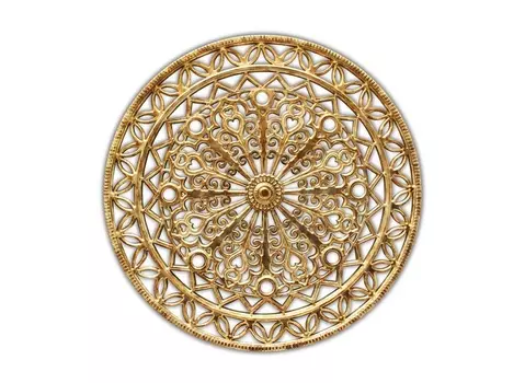 Панно декоративное treasure 90 (inshape) золотой 3 см.