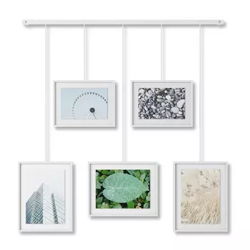 Панно для фотографий еxhibit белое (umbra) белый 66.0x70.0x3.0 см.