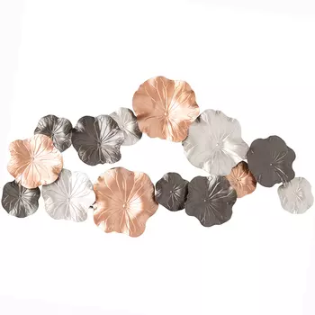 Панно «капуцин роуз» (object desire) золотой 88x42x7 см.