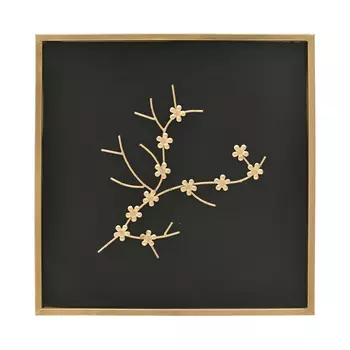 Панно настенное guidance (to4rooms) черный 50x50x3 см.