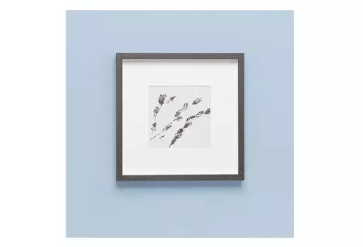 Панно с оттиском злаковых (wowbotanica) белый 24x24 см.