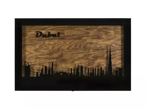 Панно-светильник dubai (idea) коричневый 80.0x50.0x6.0 см.