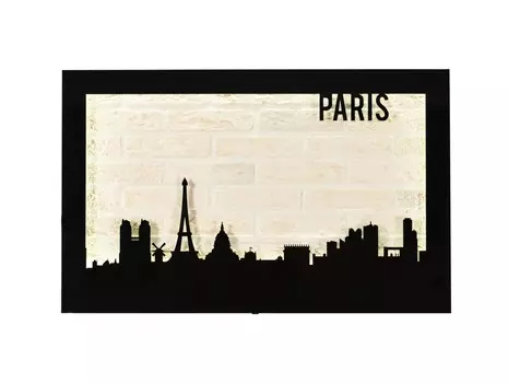 Панно-светильник paris (idea) бежевый 80.0x50.0x6.0 см.