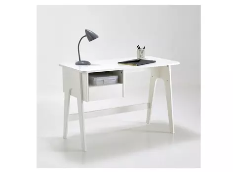Письменный стол adil (laredoute) белый 110x75x55 см.