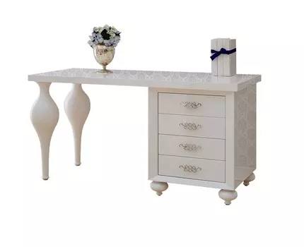 Письменный стол palermo (fratelli barri) белый 150x76x65 см.