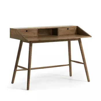 Письменный стол thriller (la forma) коричневый 120x90x60 см.