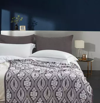 Плед (asabella) коричневый 26.0x6.0x28.0 см.