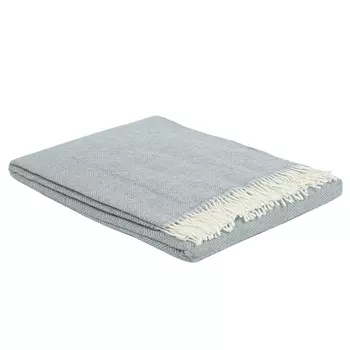 Плед essential (tkano) серый 130x180 см.