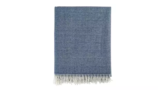 Плед essential (tkano) синий 130x180 см.