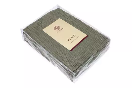 Плед imperio 10 (luxberry) зеленый 200x150 см.