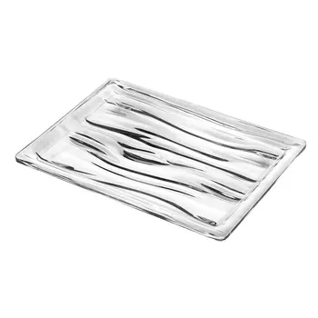 Поднос aqua m (guzzini) прозрачный 32x3x23 см.