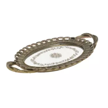 Поднос birdied (to4rooms) золотой 39x4x22 см.