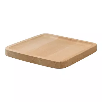 Поднос деревянный квадратный bernt, 20х20 см, бук (bergenson bjorn) бежевый