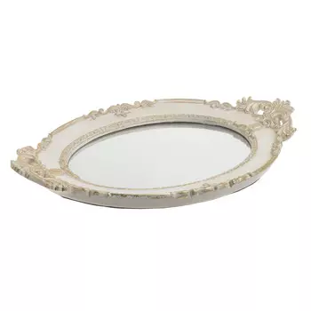 Поднос karagach (to4rooms) белый 43x5.0x27.0 см.