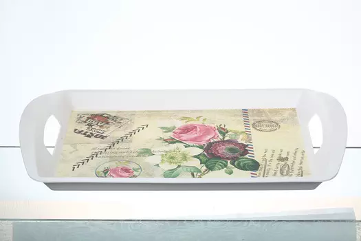 Поднос royal classics 56х38 (royal classics) белый 56x38 см.