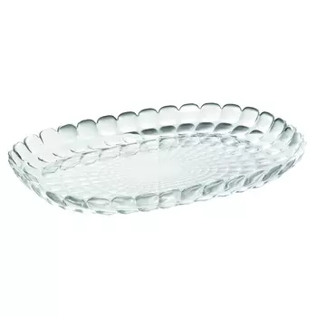 Поднос tiffany (guzzini) прозрачный 22x3x32 см.