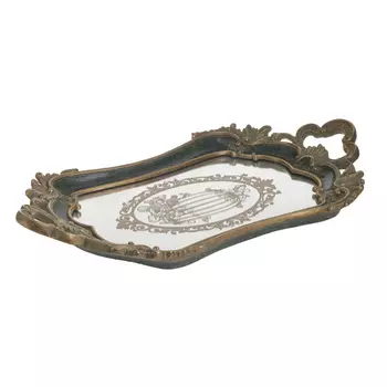 Поднос tirebolu (to4rooms) золотой 42x5x25 см.