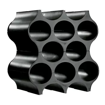 Подставка для бутылок set-up чёрная (koziol) черный 35x36x23 см.