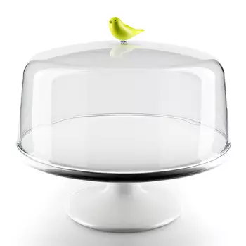 Подставка для сладостей sweet tweet (qualy) белый 24 см.