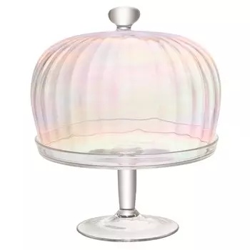 Подставка для торта с крышкой pearl (lsa international) мультиколор 26x31x26 см.