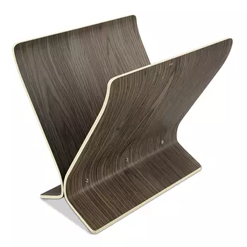 Подставка для журналов аrling состаренный орех (umbra) коричневый 39.0x40.0x19.0 см.