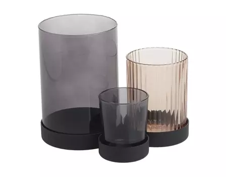 Подсвечник, 3 секции baltasar (to4rooms) мультиколор 17.5x14.0x13.0 см.