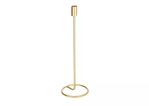 Подсвечник babirye (la forma) золотой 40 см.