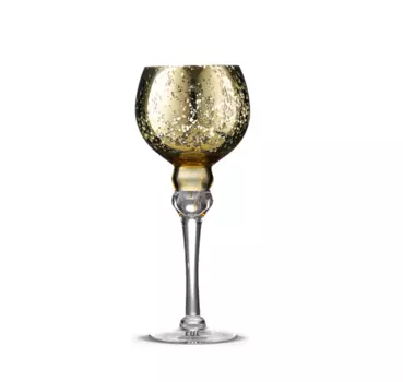 Подсвечник-бокал gold малый 30 см (ogogo) золотой