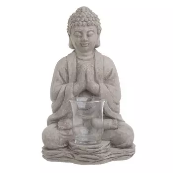 Подсвечник buddha gakes (to4rooms) серый 16.0x35.0x20.0 см.