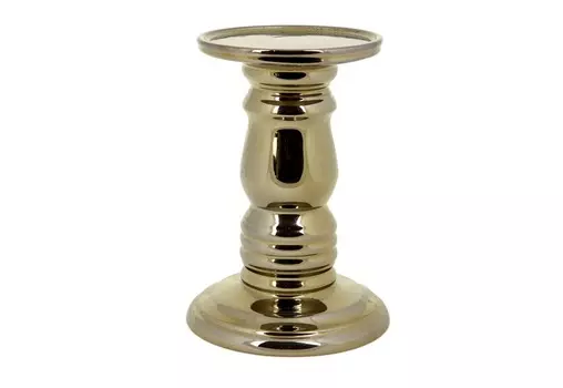 Подсвечник декоративный (farol) золотой 14x20.0 см.