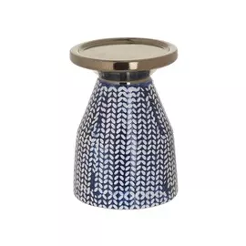 Подсвечник korianthil (to4rooms) синий 11.0x15.0x11.0 см.