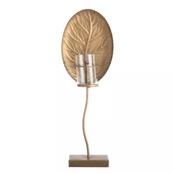 Подсвечник mazekee (to4rooms) золотой 22x67x15 см.