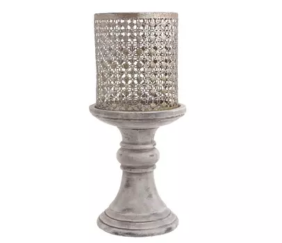 Подсвечник narrimane (to4rooms) серый 43.5 см.