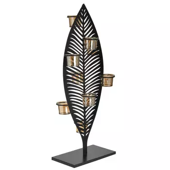 Подсвечник stick (to4rooms) черный 25.0x62.0x13.0 см.