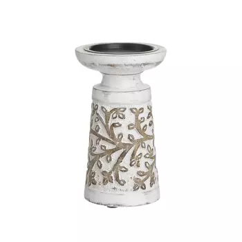 Подсвечник (to4rooms) белый 10x18x10 см.