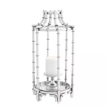 Подсвечник (to4rooms) серебристый 30x60x30 см.
