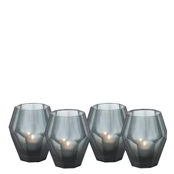 Подсвечник (to4rooms) серый 8x10x8 см.