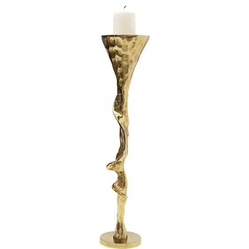 Подсвечник twist (kare) золотой 13x55x13 см.