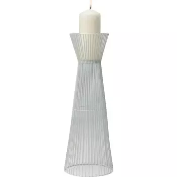 Подсвечник wire (kare) белый 15x50x1 см.