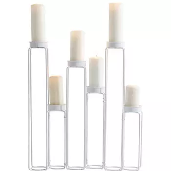 Подсвечник wire (kare) белый 85x70x15 см.