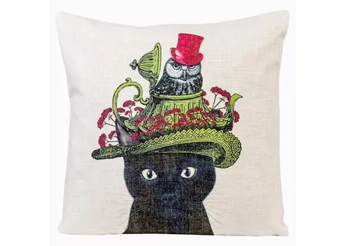 Подушка декоративная мисс ти тайм (object desire) мультиколор 45.0x15.0x15 см.