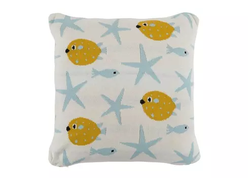 Подушка декоративная oceania world (tkano) мультиколор 35x35 см.