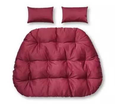 Подушка для двухместного кресла - кокона 130 х 95 см (подушка для двухместного кресла-кокона ) (лаура) красный