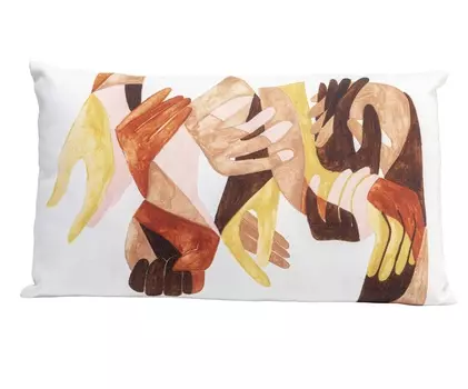 Подушка hand servus (kare) мультиколор 50x30x10 см.
