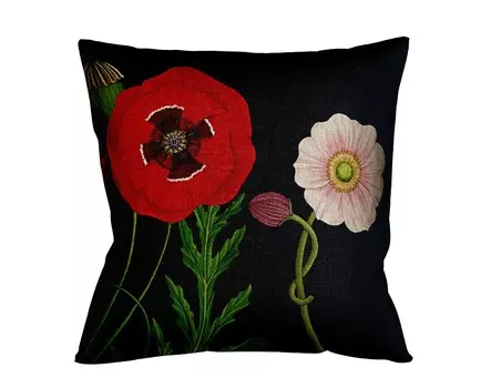 Подушка «ночной сад», версия 1 (object desire) мультиколор 45x45 см.